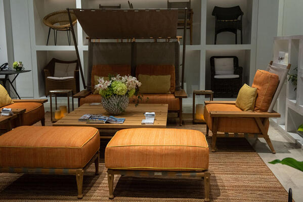 Janus et Cie’s Serengeti collection at the Coral Gables showroom