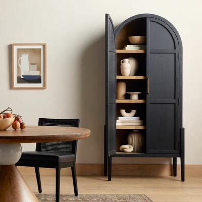The Tolle panel door cabinet, crafted from solid oak