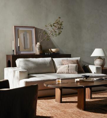 The Hutton sofa and Aldridge coffee table