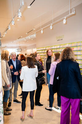 Guests browsed the brand-new showroom during the opening celebration