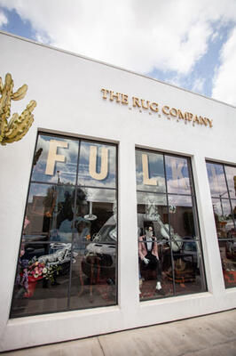 The Rug Company’s L.A. showroom on Melrose Avenue during LCDQ’s Legends 2023