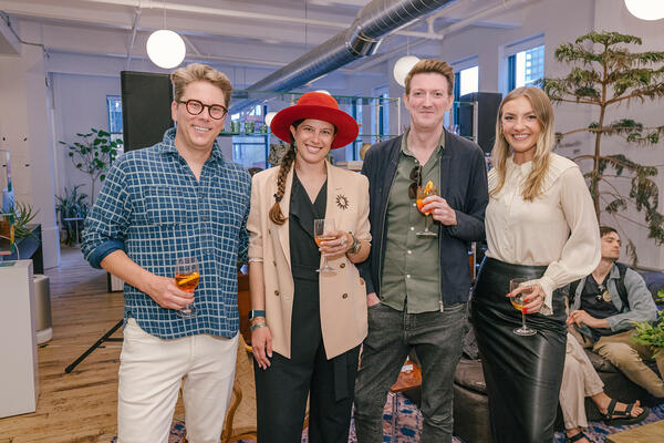 Joe and Kelly McGuier of JAM, James Davidson of The New Design Project and Savannah Carrick of JAM