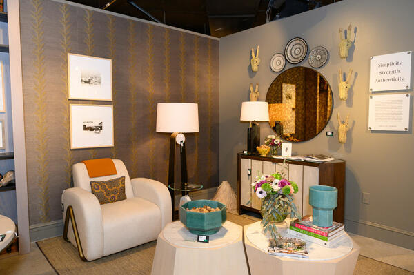 A vignette of products from Denise McGaha for Wildwood