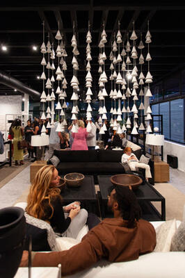 The showroom houses a wide selection of homewares—much of which can be found nowhere else in San Diego