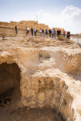 On day one of the trip to Israel, the Leaders of Design visited Masada 
