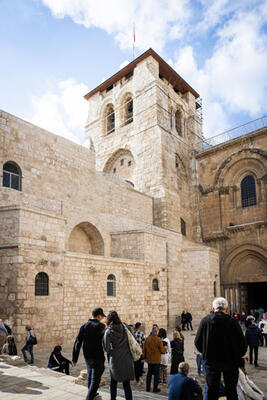 Leaders of Design visiting the historic city center in Jerusalem