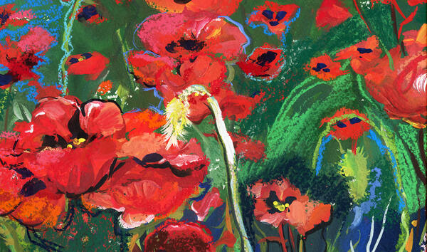 Poppies designed by Natalie Gwen Frank 