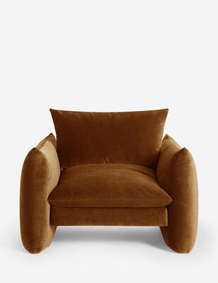 Banks accent chair in Cognac