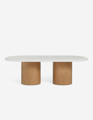 Shields oval coffee table