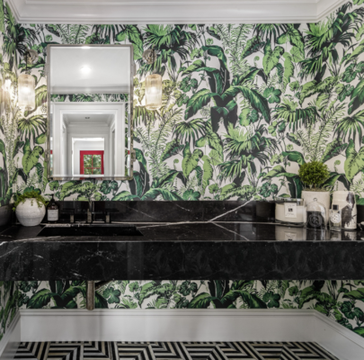 Bathroom Remodel with a Bold Mix of Finishes for the WIN!