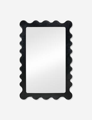 Ripple mirror in Black
