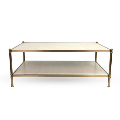 Cole Porter coffee table with parchment