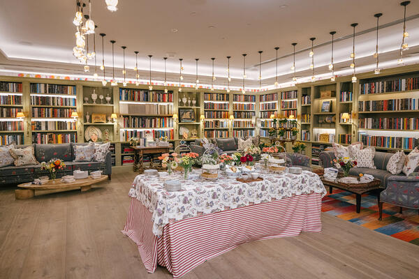 A Mad Hatter–inspired tea party for Disney Home x Sanderson