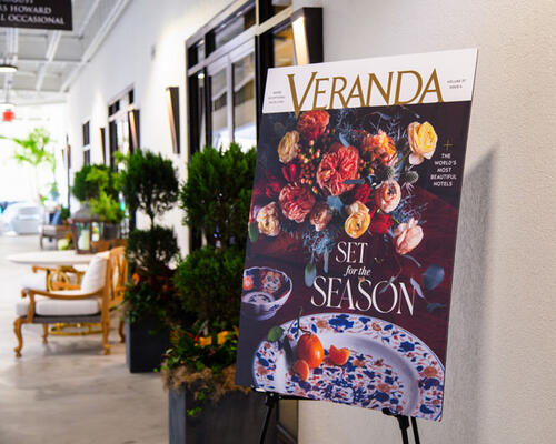The anniversary party was co-hosted by Veranda