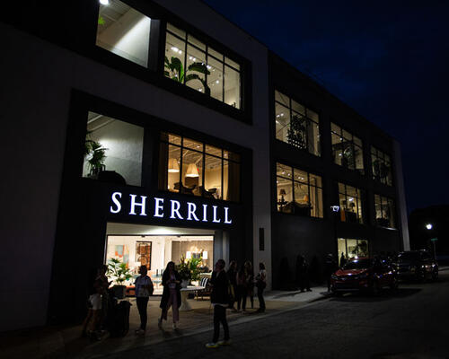 The Sherrill Showroom at the end of the night in High Point