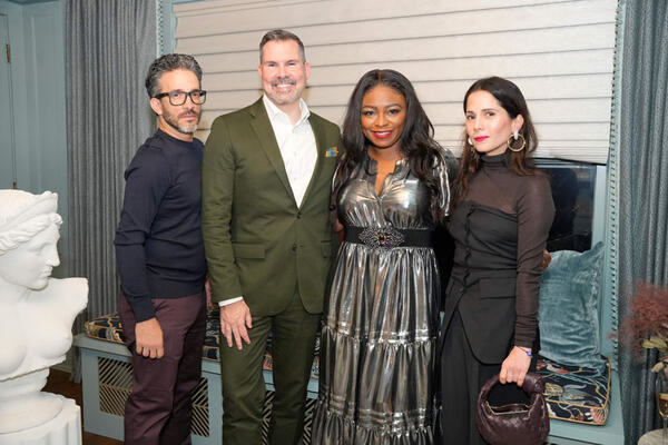 Whole Home designer Rasheeda Gray of Gray Space Interiors with Stephen Giumenta of Architectural Grille, Jon Walker of Hearst and Maria Eugenia Escovar of Sanderson Design Group
