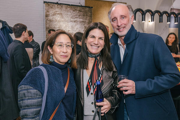 Catherine Hong and Jody Gorton with Joshua Davis of Davis Architecture
