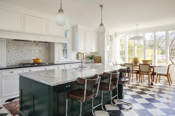 Beverly Farms Colonial Revival Kitchen