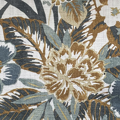 Abloom is a windswept garden floral with painterly details and a sophisticated palette, reflecting the current trend for feminine patterns with an edge. It’s versatile, at home in town and country, from morning to night, influenced by everything from English Romanticism to a Paris art studio to the botanical watercolors of John James Audubon