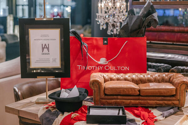 The event was held at Timothy Oulton New York