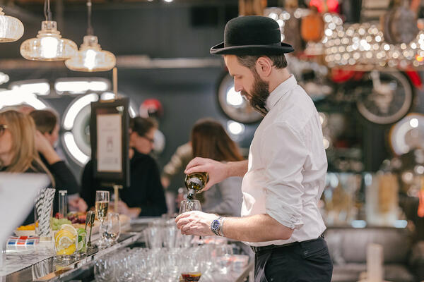 Bartenders from Craft Bar Mixology served libations
