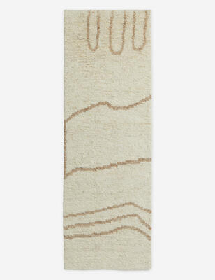 Currents hand-knotted wool rug
