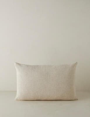 Topos linen lumbar pillow
