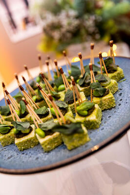 Guests enjoyed a selection of hors d’oeuvres