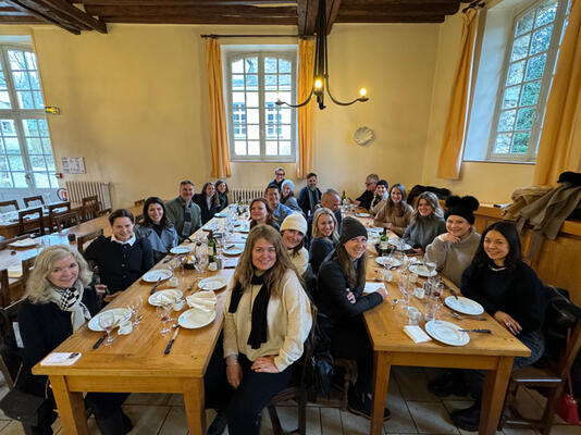After the workshop tours, attendees enjoyed a cozy lunch