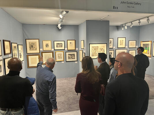 Expert John Szoke presented a collection of early prints by Picasso
