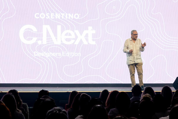 During opening remarks, Francisco “Paco” Martínez-Cosentino, Cosentino Group CEO and president, welcomed designers to the event
