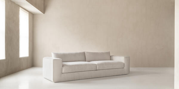 Koper sofa shown in performance velvet • Made-to-order • Custom options available