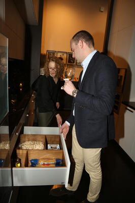 Guests browsed Poggenpohl’s displays during the celebration