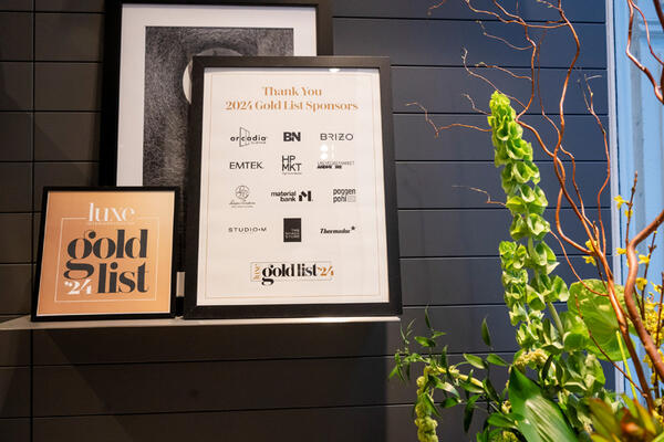 The sponsors of the Gold List gala