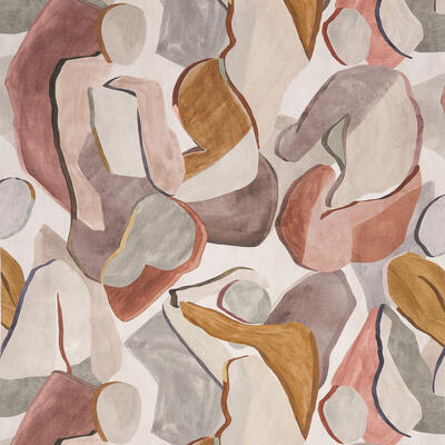 An abstract interpretation of the female form inspired by undulating sculptures, Figura combines simplicity and confidence in a contemporary display of design. Printed on incredibly heavyweight linen and presented in a considered palette with unexpected highlights, a soft tumbled finish and beautiful handle, Figura is the ultimate in luxury