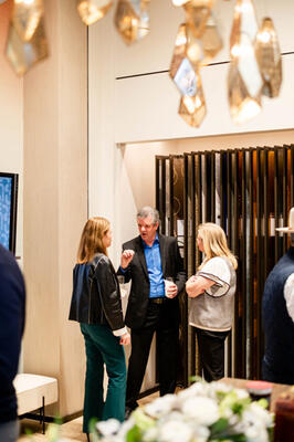 More than 200 attendees enjoyed the new Dallas showroom
