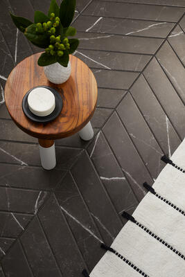 Trend 07/14, Stone-Look Tile: Unlike real stone, stone-look tile doesn’t require annual sealing and will maintain its appearance for longer, making it a great alternative, especially on high-traffic floors