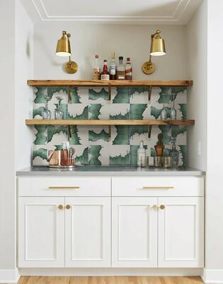 Trend 06/14, Mixing Colors and Finishes: Stoneware-inspired designs evoke handmade pottery and reactive glazes, showcasing multiple colors and finishes within a single piece of tile