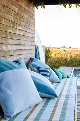 Sunbrella fabrics are made for the outdoors and designed for life