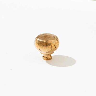 Mill Street knob in Polished Bronze