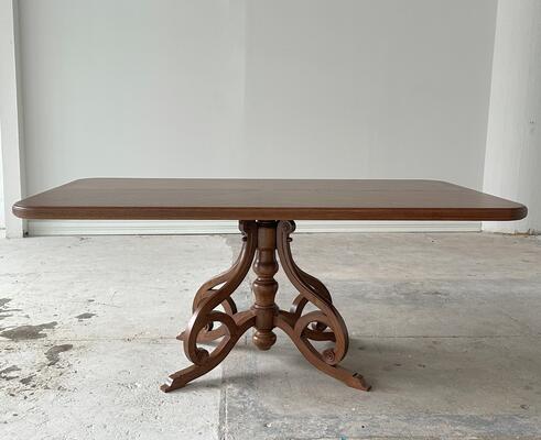 Provincial Louis XV–style dining table
