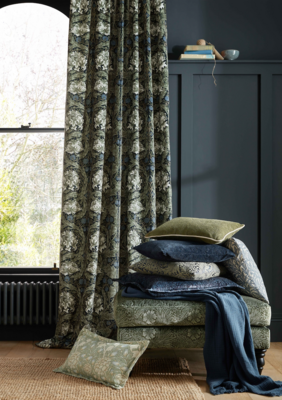 William Morris at Home velvet fabrics