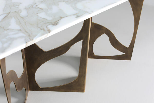 Eclipse console with marble top