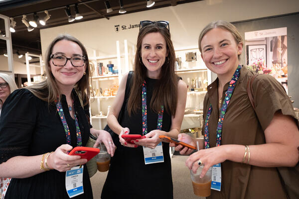 Tuckernuck buyers Cameron Carr, Malia Palma and Ellen Golcher