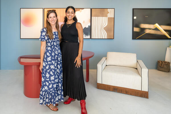 Business of Home’s Kaitlin Petersen and House Beautiful’s Catherine DiPersico