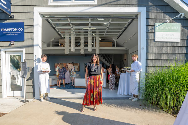 Elena Frampton hosted and curated Minted and Farrow & Ball’s summer pop-up in Bridgehampton