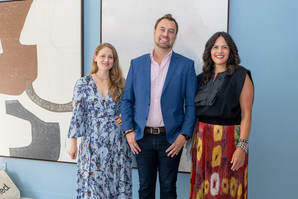 Chrissy Morford of Minted, Garrett Bredenkamp of Farrow & Ball and Elena Frampton of Frampton Co.