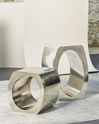 Skye Side Tables Stainless Steel