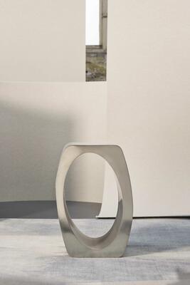 Skye  Side Table Satin Stainless Steel