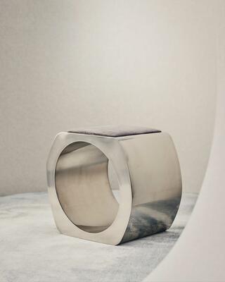 Skye Stool Satin Stainless Steel